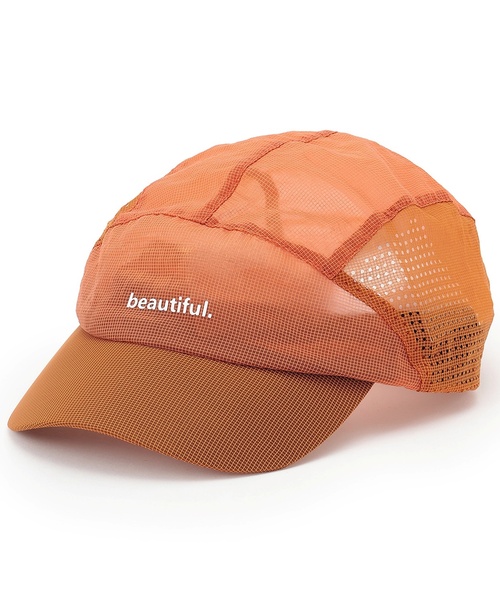 and D. petit main（アンドディープティマイン）の「【Dセレクト】ナイロンメッシュCAP（キャップ・キッズ・ブラック/レンガ・F）」の5枚目の写真