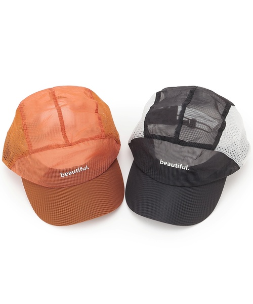 and D. petit main（アンドディープティマイン）の「【Dセレクト】ナイロンメッシュCAP（キャップ・キッズ・ブラック/レンガ・F）」の13枚目の写真