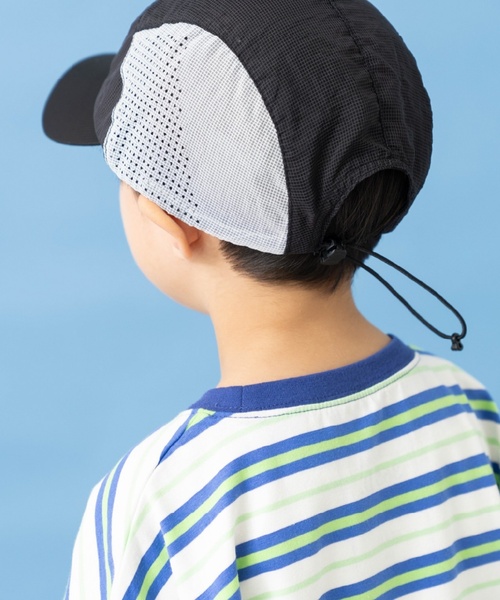 and D. petit main（アンドディープティマイン）の「【Dセレクト】ナイロンメッシュCAP（キャップ・キッズ・ブラック/レンガ・F）」の21枚目の写真