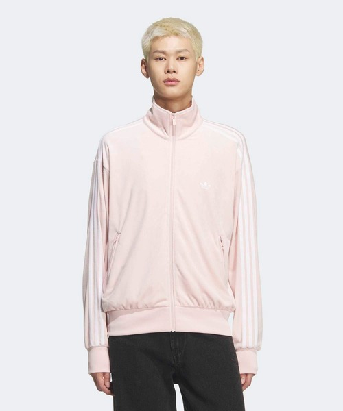 adidas（アディダス）の「FB TT ベロア  / ファイヤーバード トラックトップ ベロア / ジャージ / トラックジャケット / アディダスオリジナルス adidas Originals（ジャージ・メンズ・ピンク系その他・XX-LARGE/XX-SMALL/3XL/LARGE/MEDIUM/SMALL/X-LARGE/X-SMALL）」の6枚目の写真