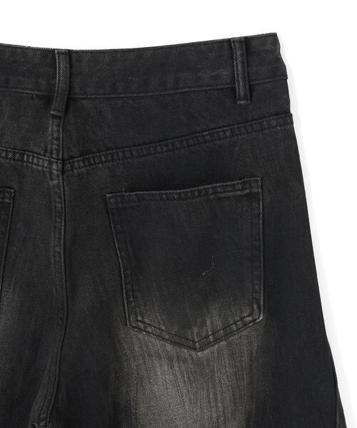 L.H.P（エルエイチピー）の「MAVYTH/メヴィス/SHADOW VEIN BAGGY JEANS（デニムパンツ・メンズ・ブラック・XL/L）」の15枚目の写真