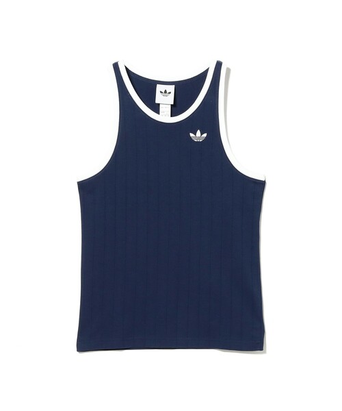 adidas(アディダス)の「adidas / ドロップ ニードル タンクトップ(タンクトップ・レディース・ネイビー/オフホワイト・ONE SIZE)」の9枚目の写真