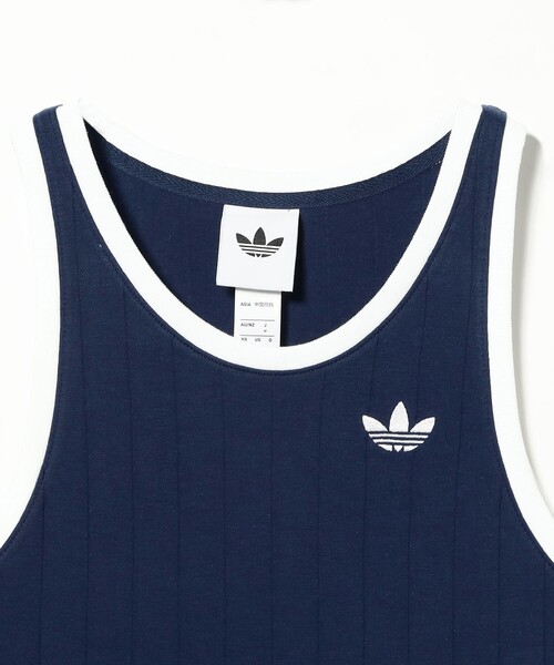 adidas(アディダス)の「adidas / ドロップ ニードル タンクトップ(タンクトップ・レディース・ネイビー/オフホワイト・ONE SIZE)」の8枚目の写真