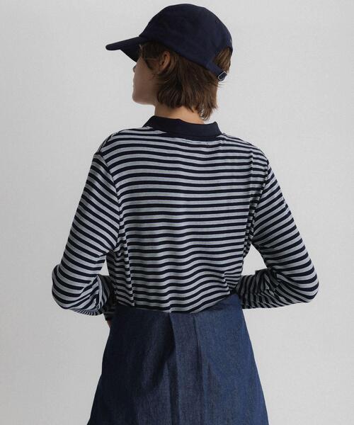 URBAN RESEARCH Sonny Label(アーバンリサーチサニーレーベル)の「マルチボーダースムースポロシャツ(ポロシャツ・レディース・ネイビー/レッド/オフホワイト・FREE)」の12枚目の写真