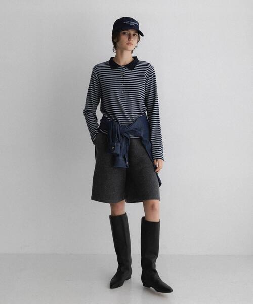 URBAN RESEARCH Sonny Label(アーバンリサーチサニーレーベル)の「マルチボーダースムースポロシャツ(ポロシャツ・レディース・ネイビー/レッド/オフホワイト・FREE)」の15枚目の写真