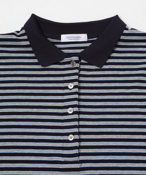 URBAN RESEARCH Sonny Label(アーバンリサーチサニーレーベル)の「マルチボーダースムースポロシャツ(ポロシャツ・レディース・ネイビー/レッド/オフホワイト・FREE)」の19枚目の写真