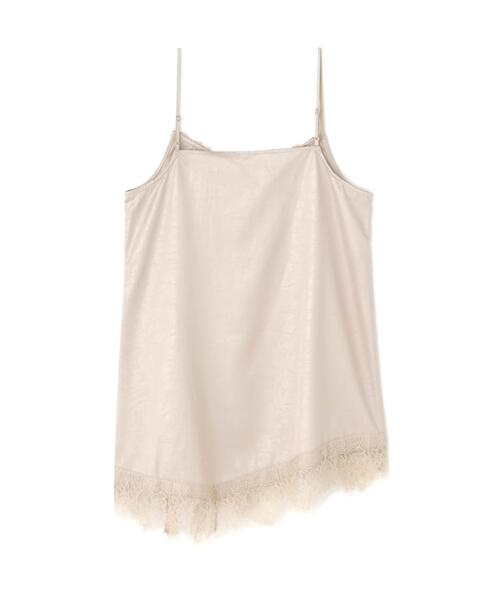 AULA AILA(アウラアイラ)の「AULA AILA/アウラアイラ/LACE CAMISOLE SET PULLOVER(Tシャツ/カットソー・レディース・アイボリー/ブラック・0)」の6枚目の写真