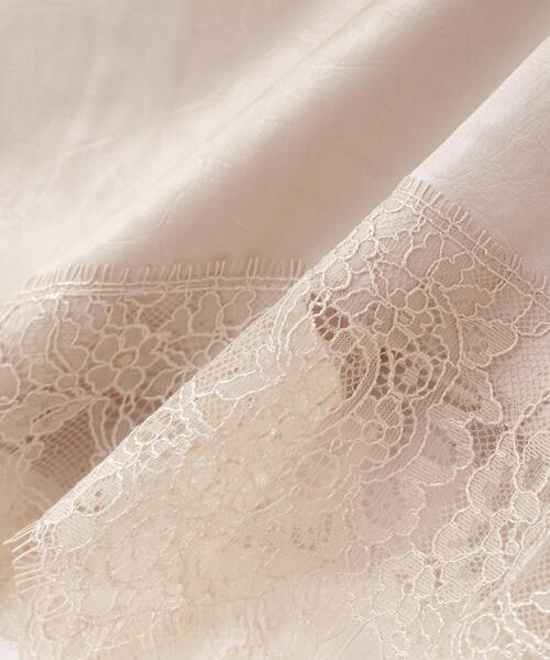 AULA AILA(アウラアイラ)の「AULA AILA/アウラアイラ/LACE CAMISOLE SET PULLOVER(Tシャツ/カットソー・レディース・アイボリー/ブラック・0)」の10枚目の写真