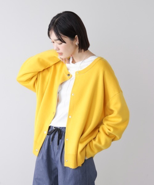 Bou Jeloud（ブージュルード）の「Wシルケットドルマンプルオーバー（Tシャツ/カットソー・レディース・オフホワイト/ブラック/A・FREE）」の21枚目の写真