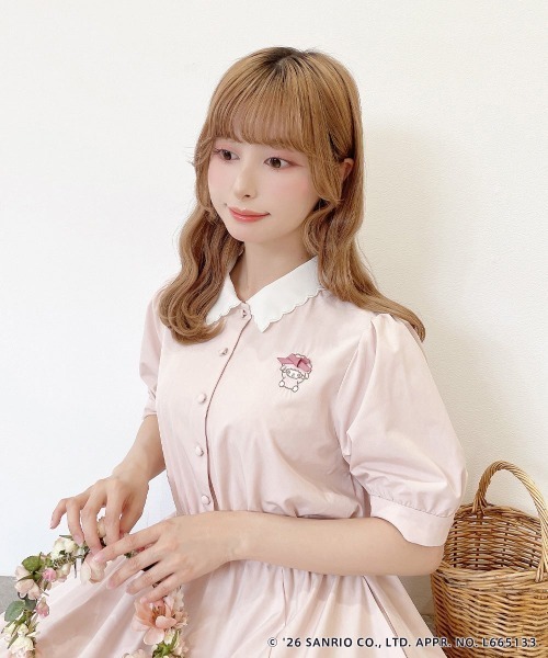 F i.n.t(フィント)の「ボリュームフリルヘムクレリックワンピース/マイスウィートピアノ/fint フィント(ワンピース・レディース・ライトピンク・FREE)」の22枚目の写真