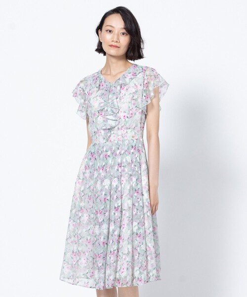 TOCCA(トッカ)の「GLASS ROSE ドレス(ワンピース・レディース・ネイビー系5・0/2/4/6)」の4枚目の写真