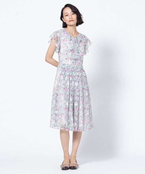 TOCCA(トッカ)の「GLASS ROSE ドレス(ワンピース・レディース・ネイビー系5・0/2/4/6)」の5枚目の写真