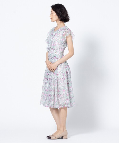 TOCCA(トッカ)の「GLASS ROSE ドレス(ワンピース・レディース・ネイビー系5・0/2/4/6)」の6枚目の写真