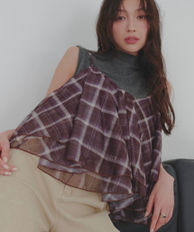 KOBE LETTUCE | チェック柄シアービスチェ(キャミソール)