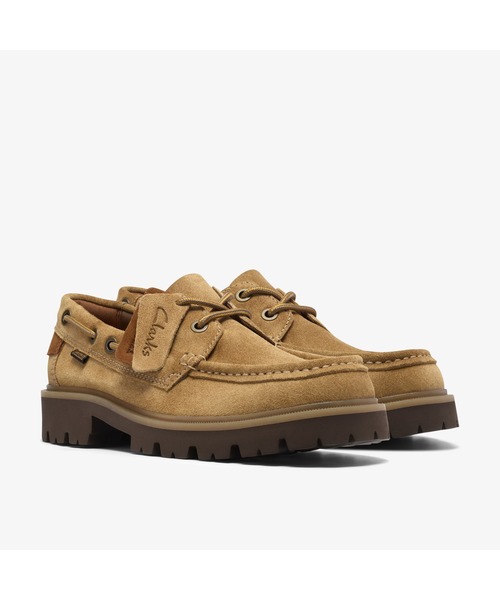 Clarks(クラークス)の「Cleyhill Boat/クレイヒルボート(ウィートスエード)(モカシン/デッキシューズ・メンズ・ブラウン・UK6/UK6.5/UK7/UK7.5/UK8/UK8.5/UK9/UK9.5/UK10)」の21枚目の写真