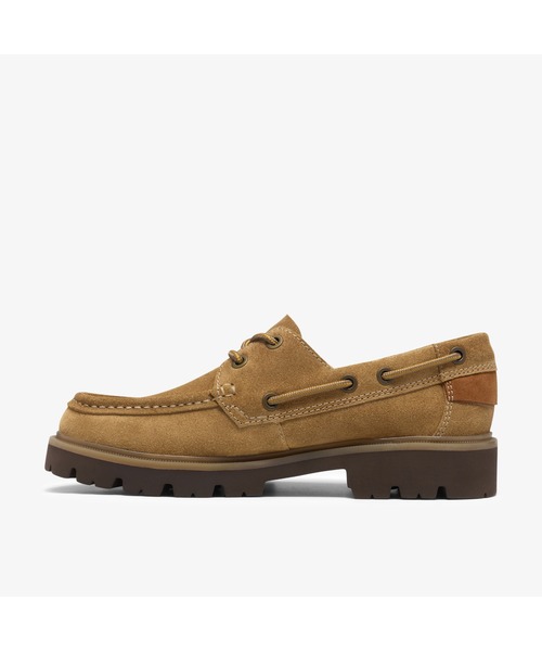Clarks(クラークス)の「Cleyhill Boat/クレイヒルボート(ウィートスエード)(モカシン/デッキシューズ・メンズ・ブラウン・UK6/UK6.5/UK7/UK7.5/UK8/UK8.5/UK9/UK9.5/UK10)」の19枚目の写真