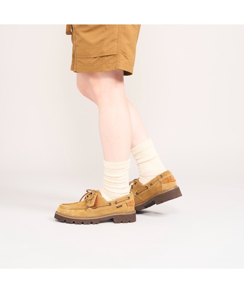 Clarks(クラークス)の「Cleyhill Boat/クレイヒルボート(ウィートスエード)(モカシン/デッキシューズ・メンズ・ブラウン・UK6/UK6.5/UK7/UK7.5/UK8/UK8.5/UK9/UK9.5/UK10)」の9枚目の写真