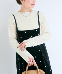 【WEB限定カラーあり】ウォッシャブル / ソウバリボトルネックプルオーバー
