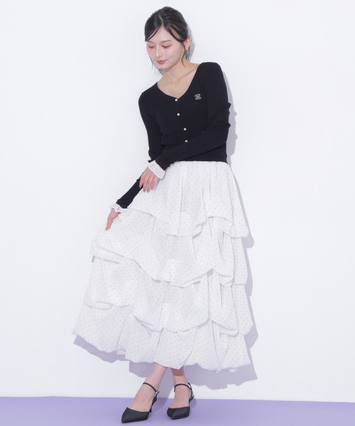 JILL by JILL STUART（ジルバイジルスチュアート）の「タックバルーンドッキングワンピース（ワンピース・レディース・グレー/ピンク/ブラック・FREE）」の21枚目の写真