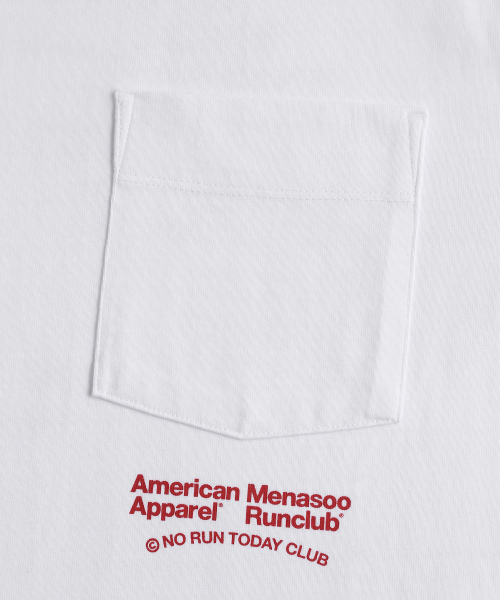 MENASOO(ミナス)の「MNS x American apparel Run Club Long-Sleeves_White(Tシャツ/カットソー・レディース・ホワイト・SMALL/MEDIUM)」の15枚目の写真