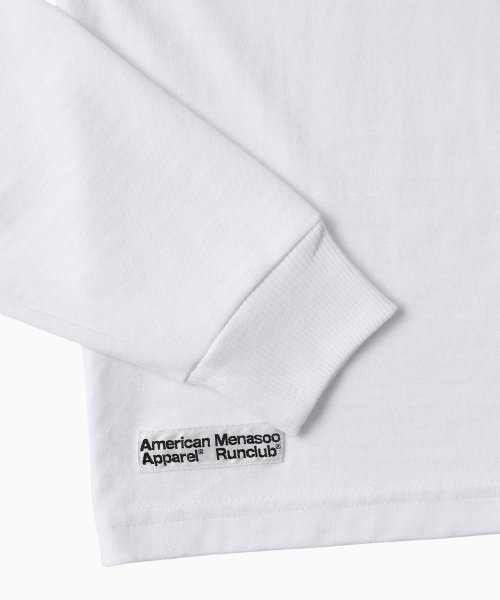 MENASOO(ミナス)の「MNS x American apparel Run Club Long-Sleeves_White(Tシャツ/カットソー・レディース・ホワイト・SMALL/MEDIUM)」の17枚目の写真