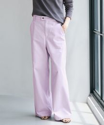IENA | ハイツイストコットンワイドパンツ(その他パンツ)