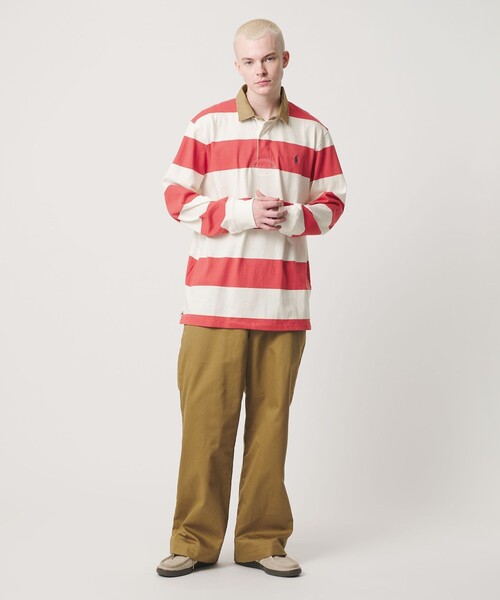 UNITED ARROWS & SONS(ユナイテッドアローズアンドサンズ)の「<POLO RALPH LAUREN> Rugby Shirt/ラガーシャツ(Tシャツ/カットソー・メンズ・レッド・M)」の3枚目の写真