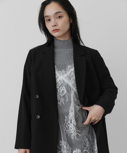 SENSE OF PLACE by URBAN RESEARCH(センスオブプレイスバイアーバンリサーチ)の「ヴィンテージライクレースキャミソール(キャミソール・レディース・ブラック/ホワイト・ONE)」の13枚目の写真