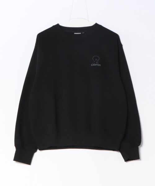 SVEC(シュベック)の「CASPER / CSP チェーン刺繍 トレーナー(スウェット・メンズ・ブラック・L/M)」の3枚目の写真
