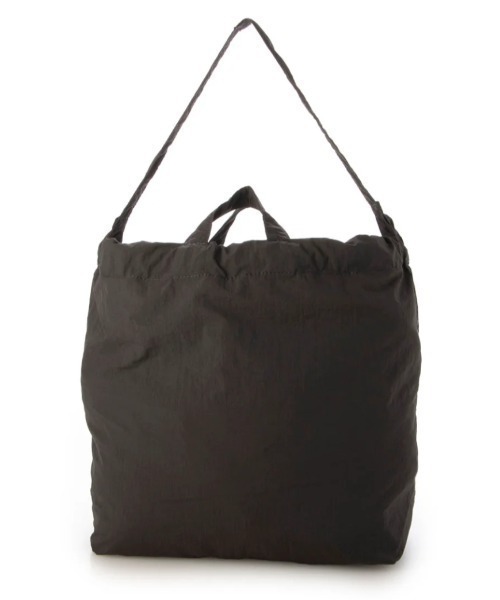 EARTH MADE（アースメイド）の「パッカブル2WAY TOTE/サコッシュ（ショルダーバッグ・レディース・ブラック/ブラウン・FREE）」の2枚目の写真
