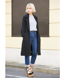 SLY | ダブルフェイスSLIT COAT-S(チェスターコート)