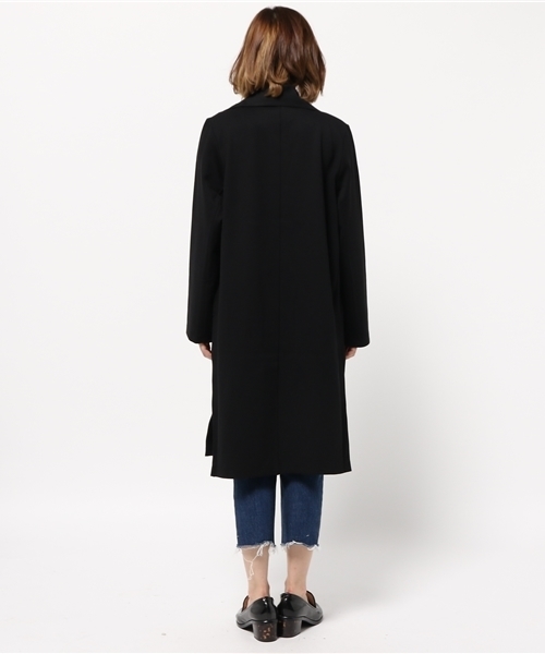 SLY（スライ）の「ダブルフェイスSLIT COAT-S（チェスターコート・レディース・ベージュ/カーキ/ブラック・FREE）」の6枚目の写真