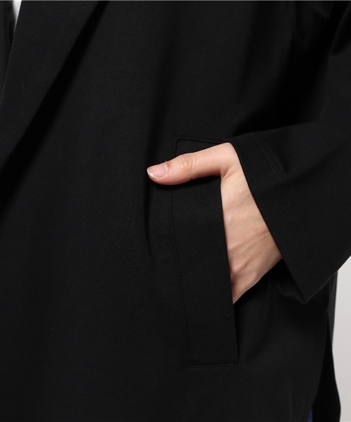 SLY（スライ）の「ダブルフェイスSLIT COAT-S（チェスターコート・レディース・ベージュ/カーキ/ブラック・FREE）」の11枚目の写真