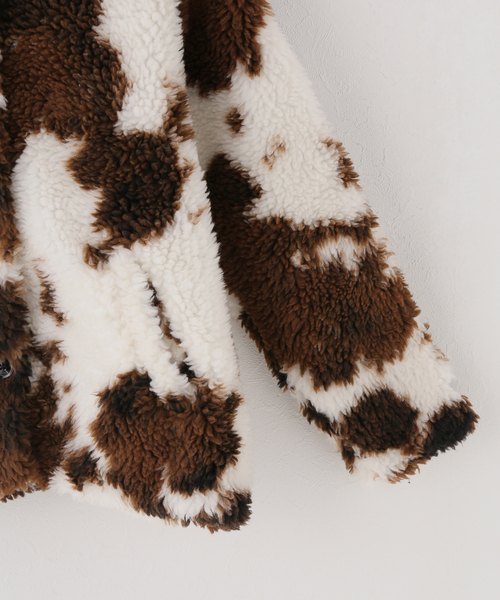 OBEY（オベイ）の「【OBEY / オベイ】NOLIE SHERPA SHORT COAT（その他アウター・レディース・ブラック・X-SMALL/SMALL）」の3枚目の写真