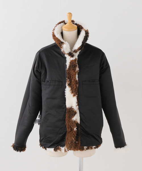 OBEY（オベイ）の「【OBEY / オベイ】NOLIE SHERPA SHORT COAT（その他アウター・レディース・ブラック・X-SMALL/SMALL）」の6枚目の写真