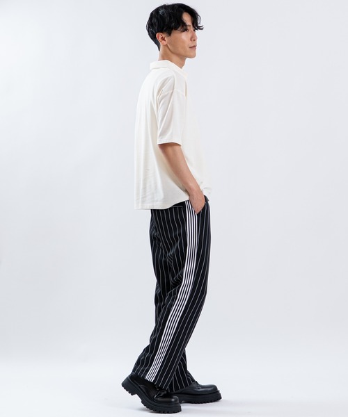 SHISKY(シスキー)の「ラインジャージトラックパンツ(その他パンツ・メンズ・ネイビー/ストライプ/ラベンダー/ダークブラウン/ホワイト/グレー・MEDIUM/SMALL/LARGE)」の22枚目の写真