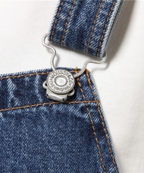 MOUSSY（マウジー）の「Fringe Overall Tapered（つなぎ/オールインワン・レディース・ブルー・0/1/2）」の9枚目の写真