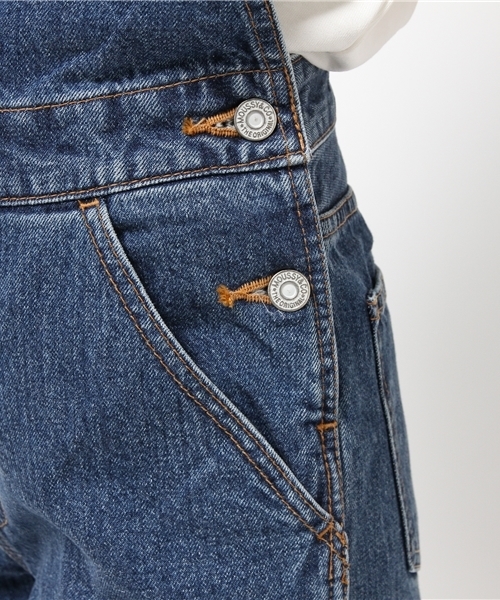 MOUSSY（マウジー）の「Fringe Overall Tapered（つなぎ/オールインワン・レディース・ブルー・0/1/2）」の10枚目の写真