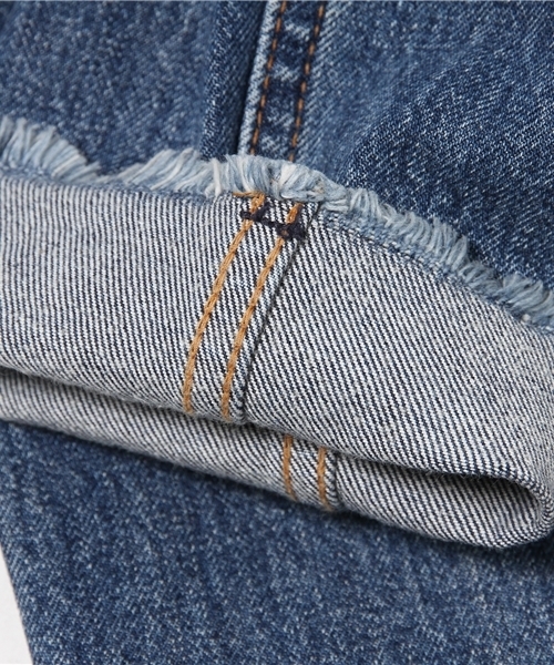 MOUSSY（マウジー）の「Fringe Overall Tapered（つなぎ/オールインワン・レディース・ブルー・0/1/2）」の11枚目の写真