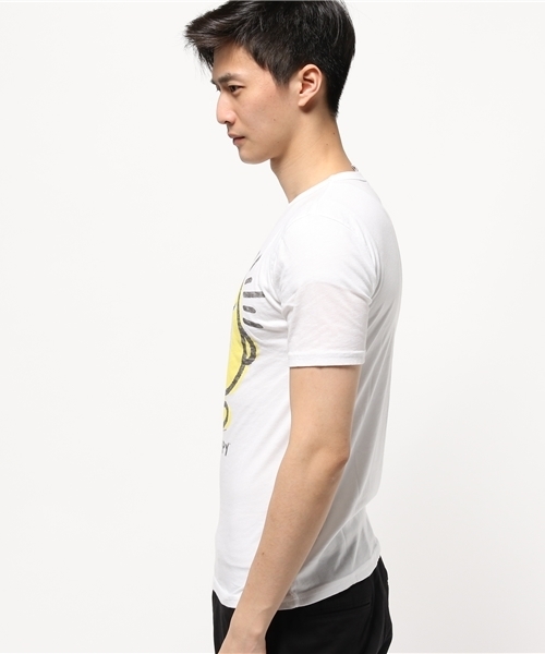JUNK FOOD(ジャンクフード)の「SMILE Mr Happy Tシャツ(Tシャツ/カットソー・メンズ・ホワイト・SMALL/X-SMALL)」の2枚目の写真