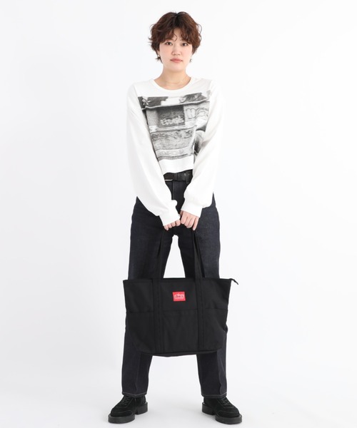 Manhattan Portage（マンハッタンポーテージ）の「Tompkins Tote Bag M（トートバッグ・メンズ・ブラック系その他/ダークネイビー/ブラック・MEDIUM）」の20枚目の写真