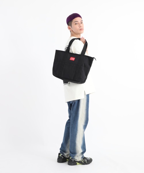 Manhattan Portage（マンハッタンポーテージ）の「Tompkins Tote Bag M（トートバッグ・メンズ・ブラック系その他/ダークネイビー/ブラック・MEDIUM）」の15枚目の写真