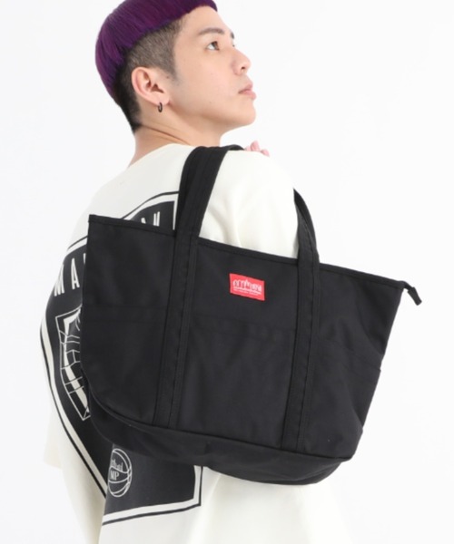 Manhattan Portage（マンハッタンポーテージ）の「Tompkins Tote Bag M（トートバッグ・メンズ・ブラック系その他/ダークネイビー/ブラック・MEDIUM）」の13枚目の写真