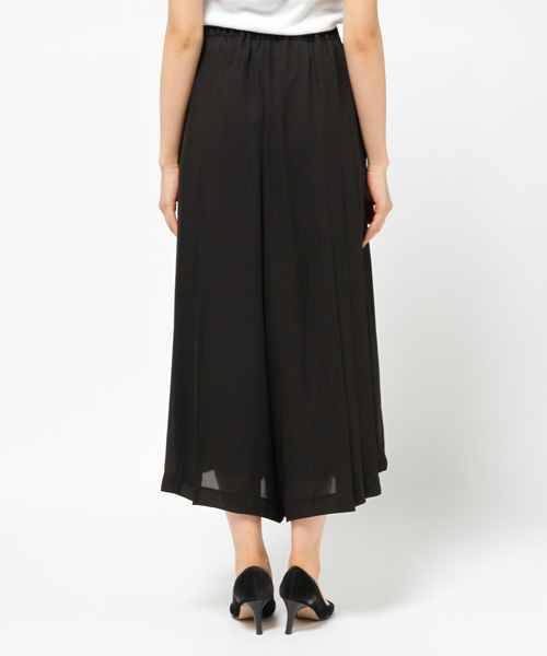 PUNYUS（プニュズ）の「プリーツスカーチョ（スカート・レディース・ブラック/ベージュ・2/1/4/3）」の5枚目の写真