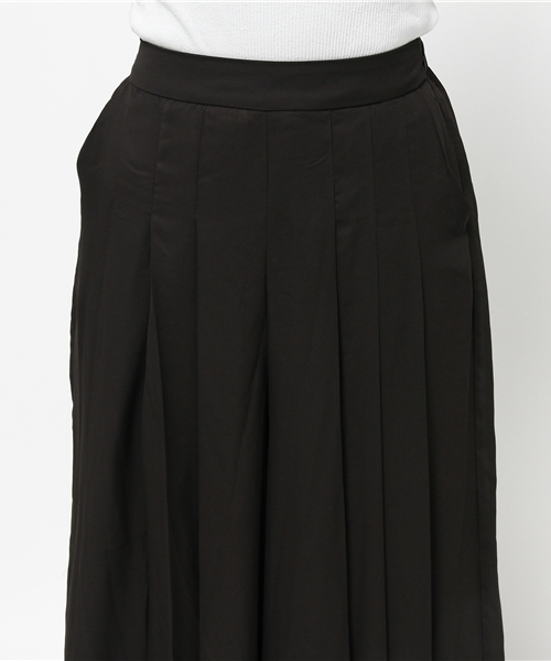 PUNYUS（プニュズ）の「プリーツスカーチョ（スカート・レディース・ブラック/ベージュ・2/1/4/3）」の6枚目の写真