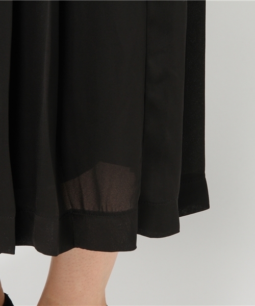 PUNYUS（プニュズ）の「プリーツスカーチョ（スカート・レディース・ブラック/ベージュ・2/1/4/3）」の9枚目の写真