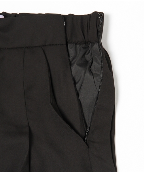 PUNYUS（プニュズ）の「プリーツスカーチョ（スカート・レディース・ブラック/ベージュ・2/1/4/3）」の10枚目の写真