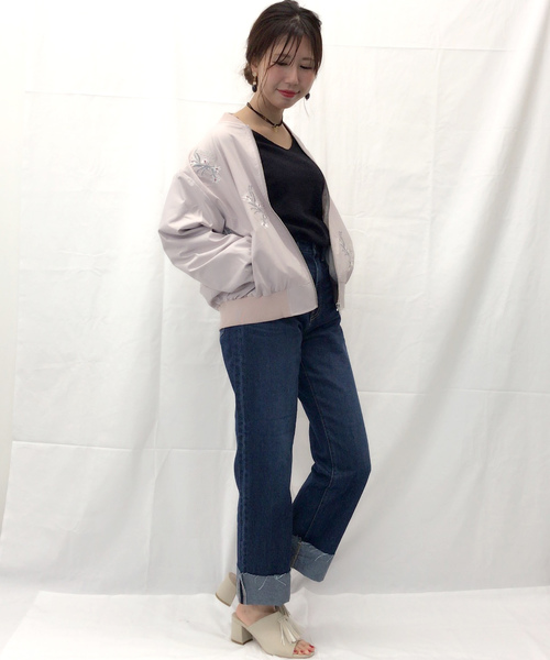 archives（アルシーヴ）の「ストレートデニムパンツ（デニムパンツ・レディース・ネイビー/ロイヤルブルー・SMALL/MEDIUM）」の17枚目の写真