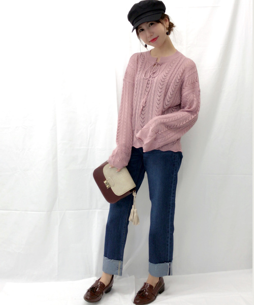 archives（アルシーヴ）の「ストレートデニムパンツ（デニムパンツ・レディース・ネイビー/ロイヤルブルー・SMALL/MEDIUM）」の15枚目の写真