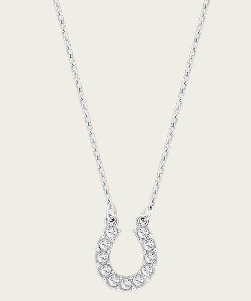 SWAROVSKI　Towards　ネックレス　シルバーカラー 公式】【スワロフスキー】Towards ネックレス, 蹄鉄, ホワイト